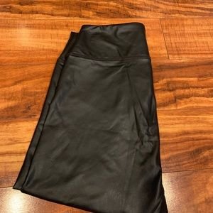 Wild Fable Black pleather leggings